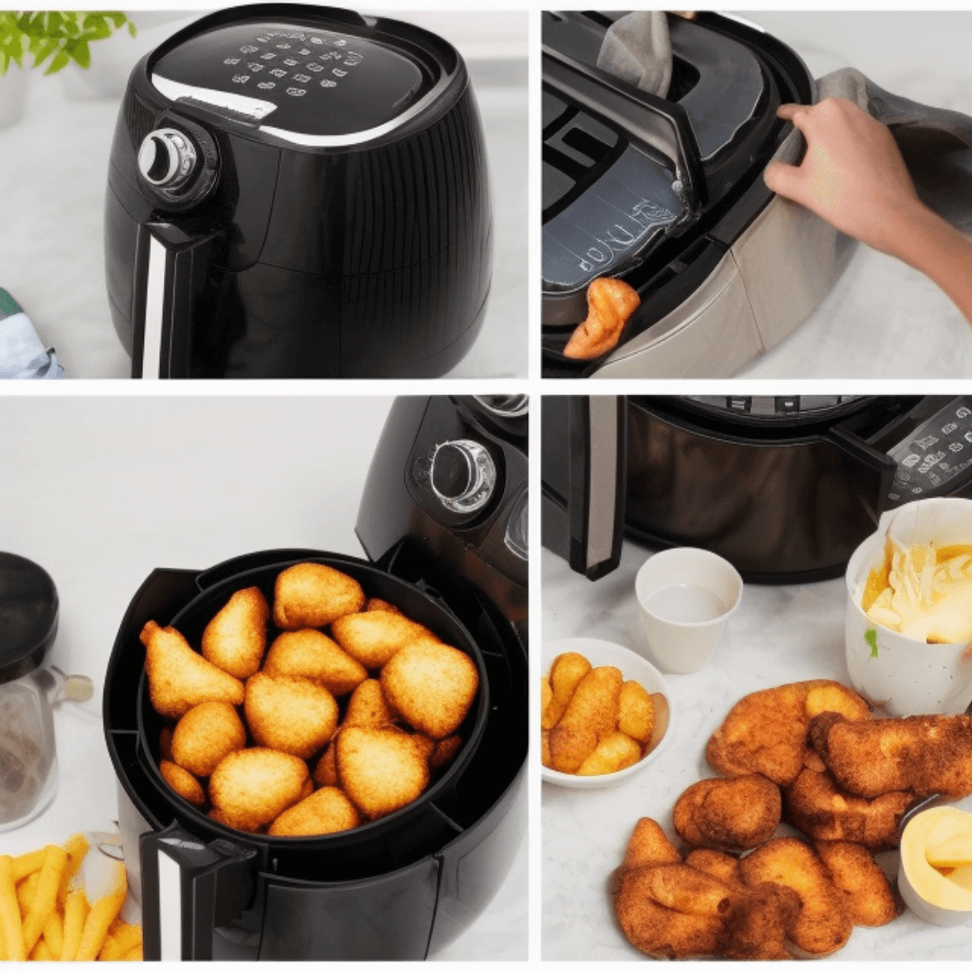 how to clean a ninja air fryer easily with vinegar [heating element]
